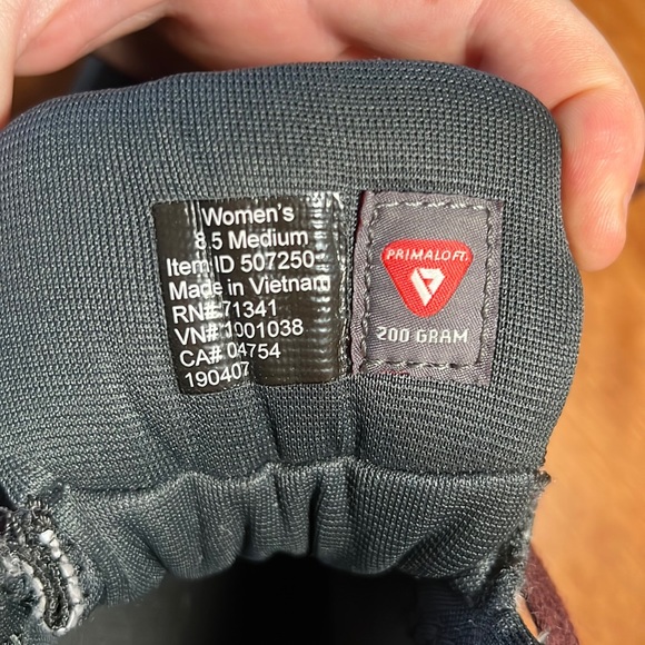 L.L. Beans Women's Insulated Alpine Hiking Waterproof Boots Size 8.5 - Picture 9 of 10